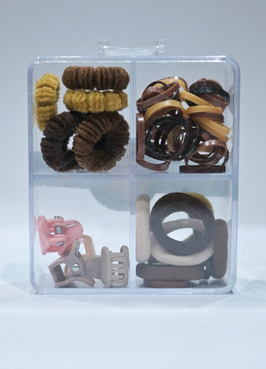 All-in-One Hair Kit – Clips & Bands
